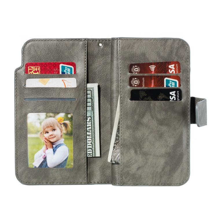 For Galaxy Note 10 Litchi Texture Horizontal Flip Leather Case, with Nine Card Slots & Wallet & Photo Frame