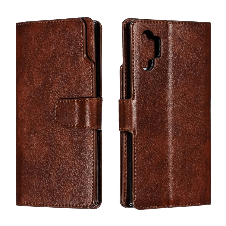 For Galaxy Note 10 Pro Litchi Texture Horizontal Flip Leather Case, with Nine Card Slots & Wallet & Photo Frame