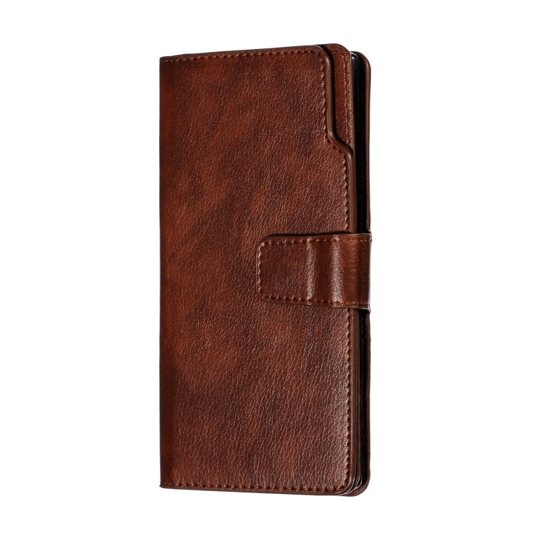 For Galaxy Note 10 Pro Litchi Texture Horizontal Flip Leather Case, with Nine Card Slots & Wallet & Photo Frame