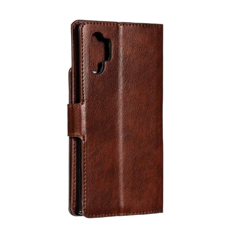 For Galaxy Note 10 Pro Litchi Texture Horizontal Flip Leather Case, with Nine Card Slots & Wallet & Photo Frame