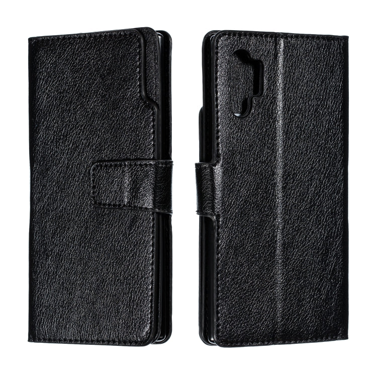 For Galaxy Note 10 Pro Litchi Texture Horizontal Flip Leather Case, with Nine Card Slots & Wallet & Photo Frame