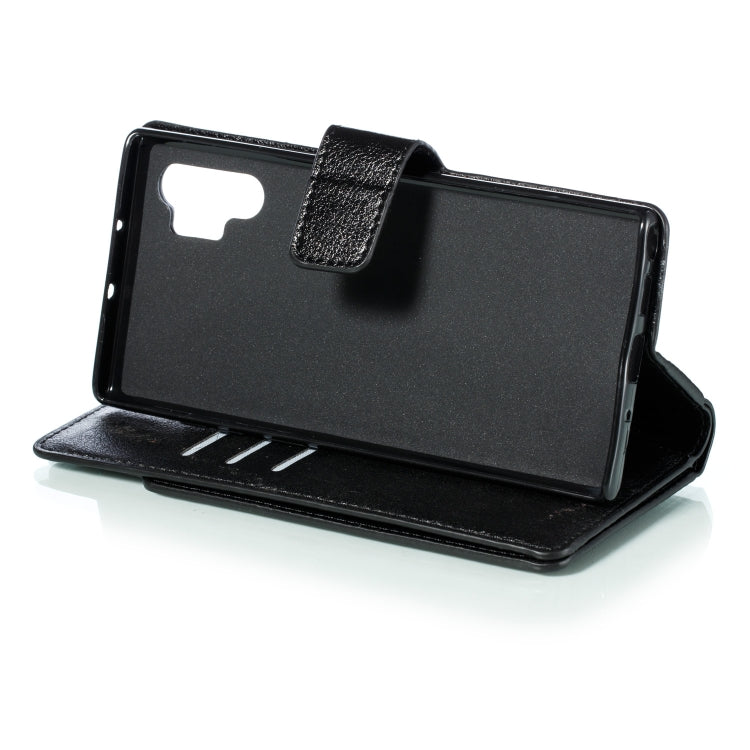 For Galaxy Note 10 Pro Litchi Texture Horizontal Flip Leather Case, with Nine Card Slots & Wallet & Photo Frame