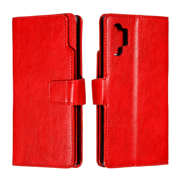 For Galaxy Note 10 Pro Litchi Texture Horizontal Flip Leather Case, with Nine Card Slots & Wallet & Photo Frame