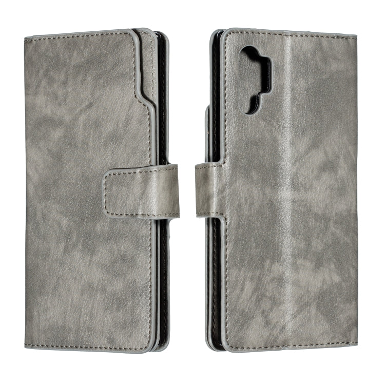 For Galaxy Note 10 Pro Litchi Texture Horizontal Flip Leather Case, with Nine Card Slots & Wallet & Photo Frame