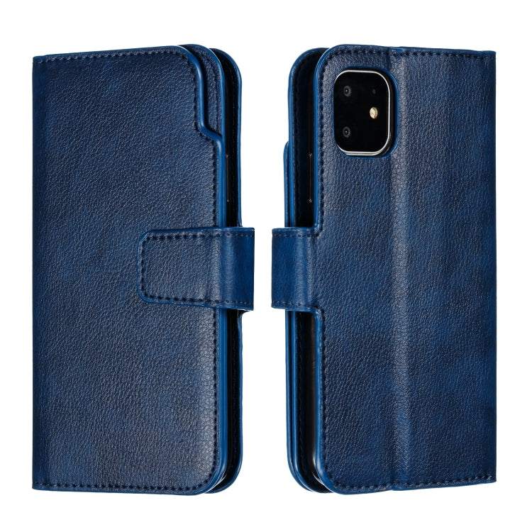 For iPhone 11 Litchi Texture Horizontal Flip Leather Case, with Nine Card Slots & Wallet & Photo Frame