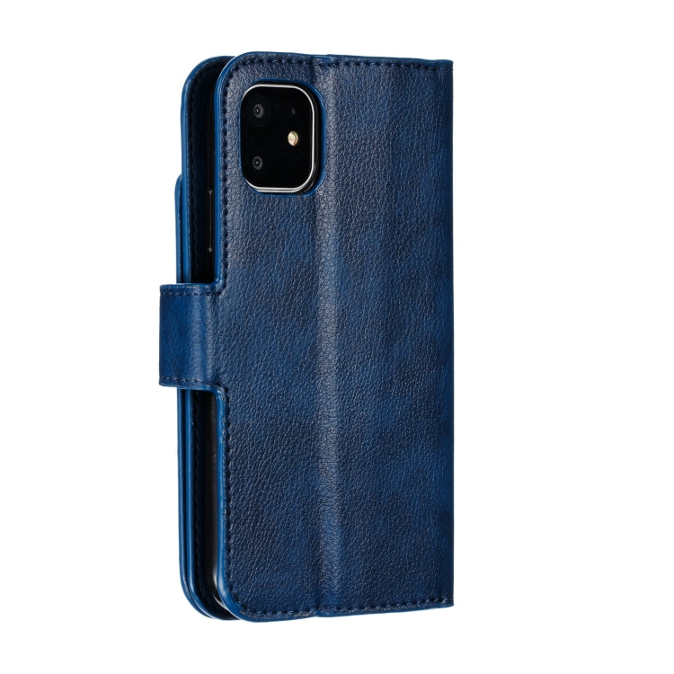 For iPhone 11 Litchi Texture Horizontal Flip Leather Case, with Nine Card Slots & Wallet & Photo Frame