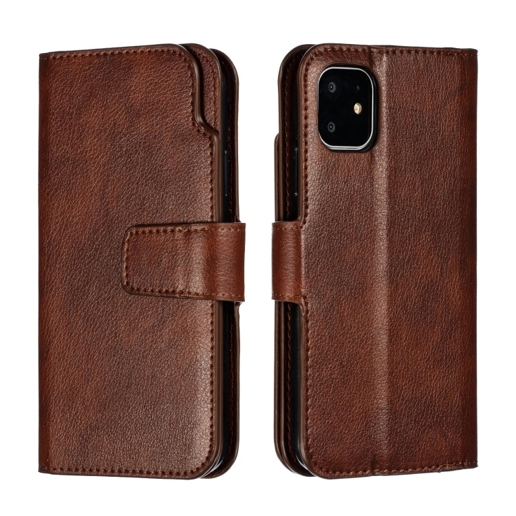 For iPhone 11 Litchi Texture Horizontal Flip Leather Case, with Nine Card Slots & Wallet & Photo Frame