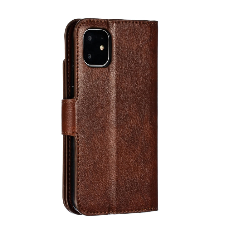 For iPhone 11 Litchi Texture Horizontal Flip Leather Case, with Nine Card Slots & Wallet & Photo Frame