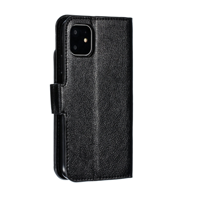 For iPhone 11 Litchi Texture Horizontal Flip Leather Case, with Nine Card Slots & Wallet & Photo Frame