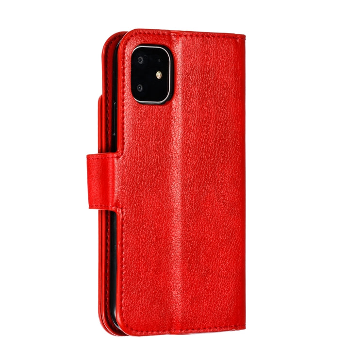 For iPhone 11 Litchi Texture Horizontal Flip Leather Case, with Nine Card Slots & Wallet & Photo Frame