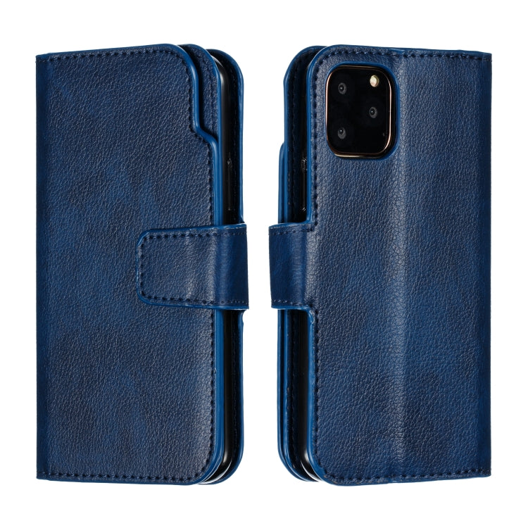 For iPhone 11 Pro Litchi Texture Horizontal Flip Leather Case, with Nine Card Slots & Wallet & Photo Frame