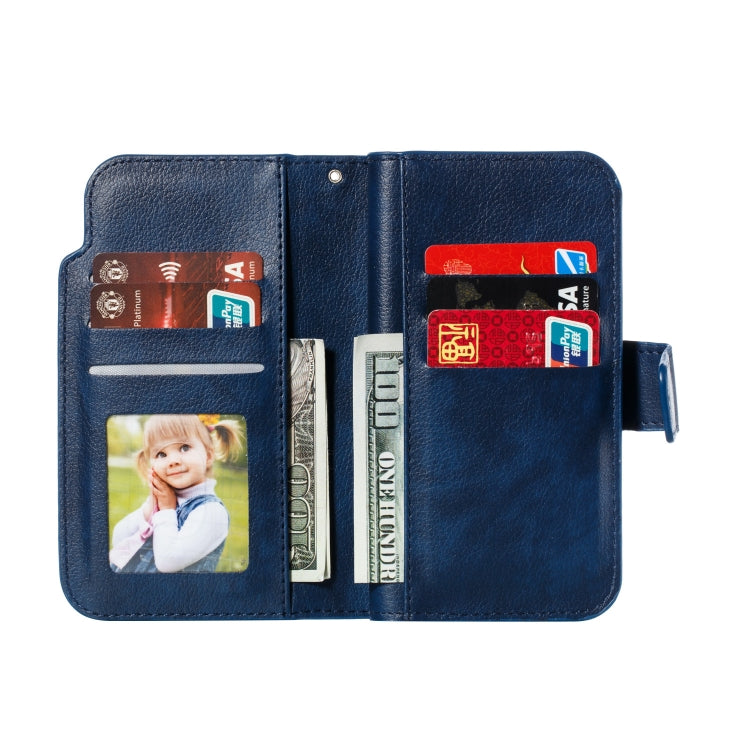 For iPhone 11 Pro Litchi Texture Horizontal Flip Leather Case, with Nine Card Slots & Wallet & Photo Frame