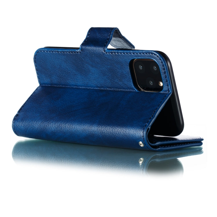 For iPhone 11 Pro Litchi Texture Horizontal Flip Leather Case, with Nine Card Slots & Wallet & Photo Frame