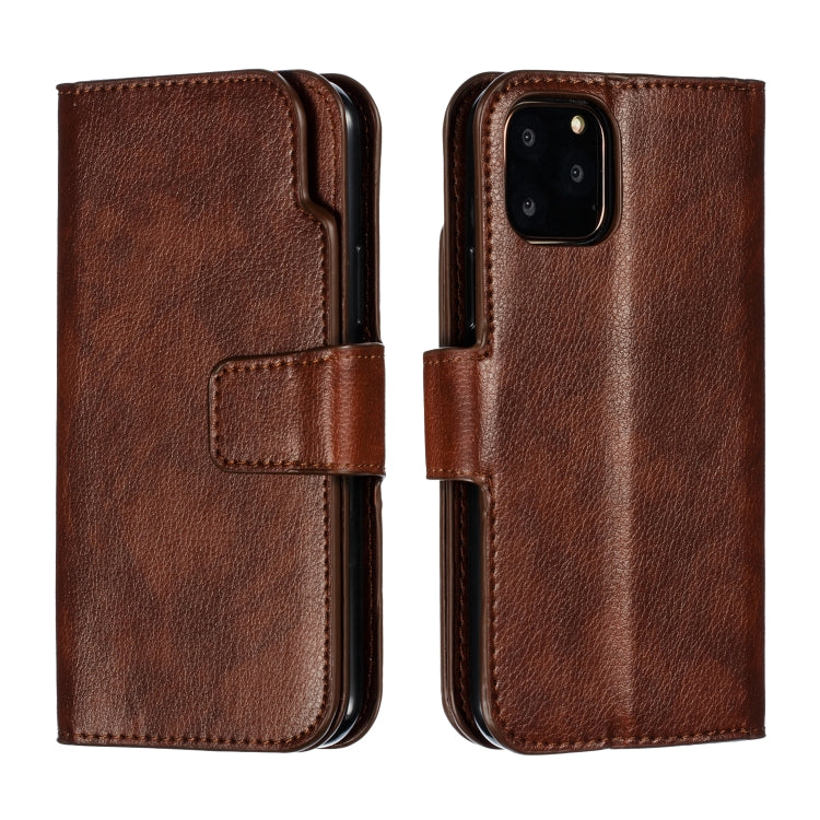 For iPhone 11 Pro Litchi Texture Horizontal Flip Leather Case, with Nine Card Slots & Wallet & Photo Frame