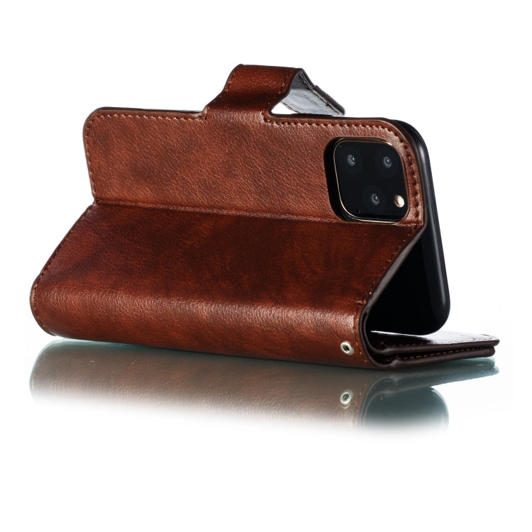 For iPhone 11 Pro Litchi Texture Horizontal Flip Leather Case, with Nine Card Slots & Wallet & Photo Frame