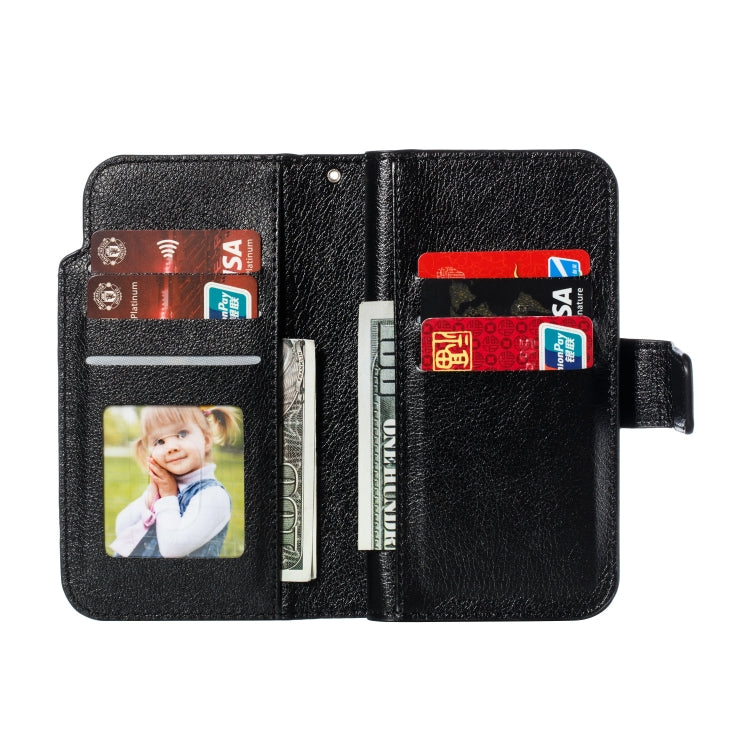For iPhone 11 Pro Litchi Texture Horizontal Flip Leather Case, with Nine Card Slots & Wallet & Photo Frame