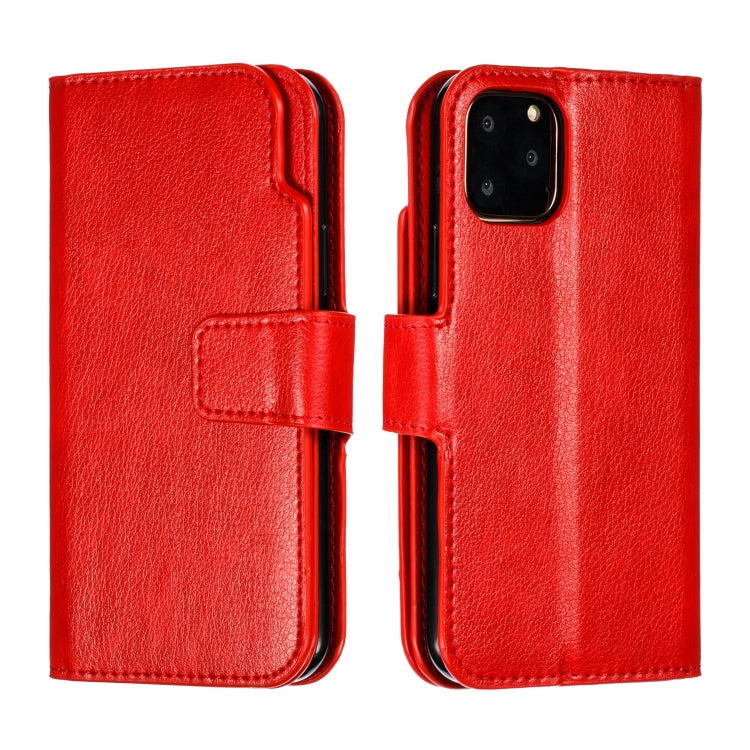 For iPhone 11 Pro Litchi Texture Horizontal Flip Leather Case, with Nine Card Slots & Wallet & Photo Frame