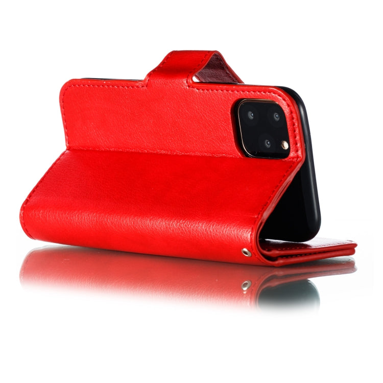 For iPhone 11 Pro Litchi Texture Horizontal Flip Leather Case, with Nine Card Slots & Wallet & Photo Frame