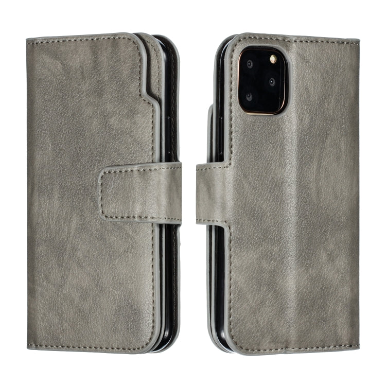 For iPhone 11 Pro Litchi Texture Horizontal Flip Leather Case, with Nine Card Slots & Wallet & Photo Frame