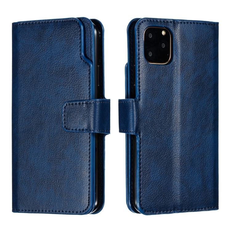 For iPhone 11 Pro Max Litchi Texture Horizontal Flip Leather Case, with Nine Card Slots & Wallet & Photo Frame