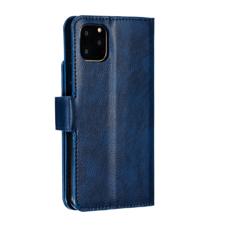 For iPhone 11 Pro Max Litchi Texture Horizontal Flip Leather Case, with Nine Card Slots & Wallet & Photo Frame