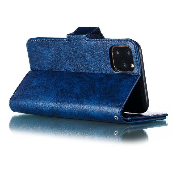For iPhone 11 Pro Max Litchi Texture Horizontal Flip Leather Case, with Nine Card Slots & Wallet & Photo Frame