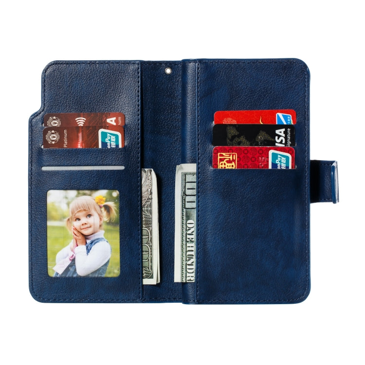 For iPhone 11 Pro Max Litchi Texture Horizontal Flip Leather Case, with Nine Card Slots & Wallet & Photo Frame