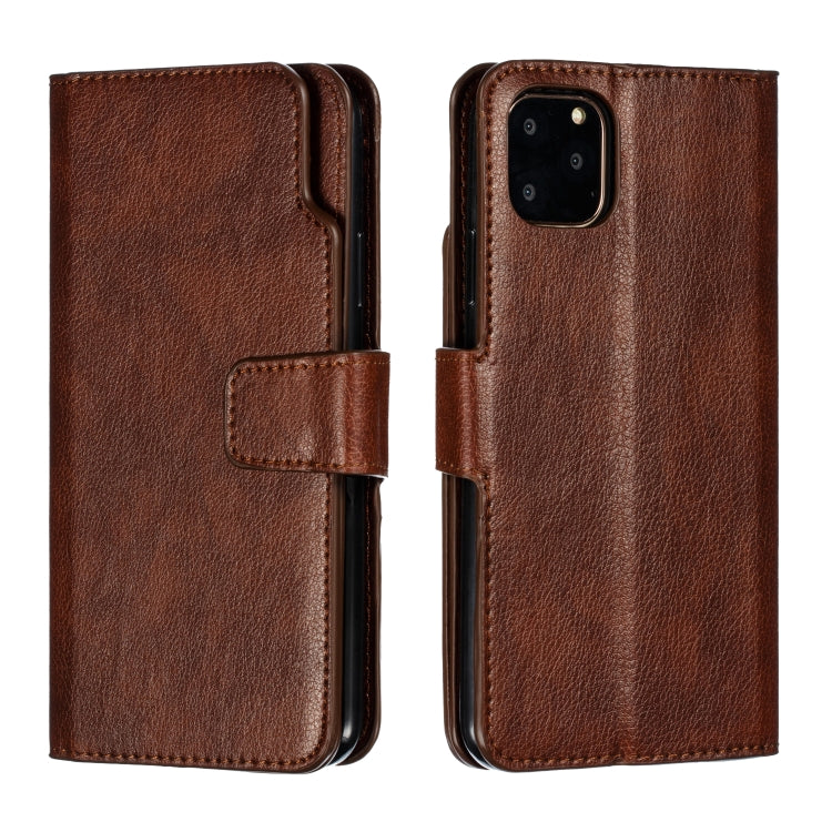 For iPhone 11 Pro Max Litchi Texture Horizontal Flip Leather Case, with Nine Card Slots & Wallet & Photo Frame