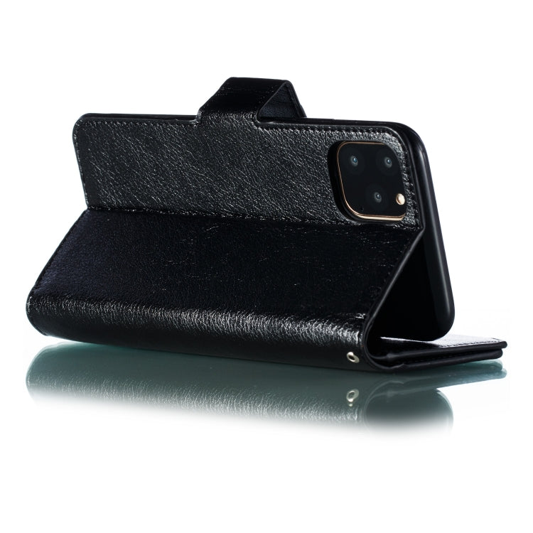 For iPhone 11 Pro Max Litchi Texture Horizontal Flip Leather Case, with Nine Card Slots & Wallet & Photo Frame