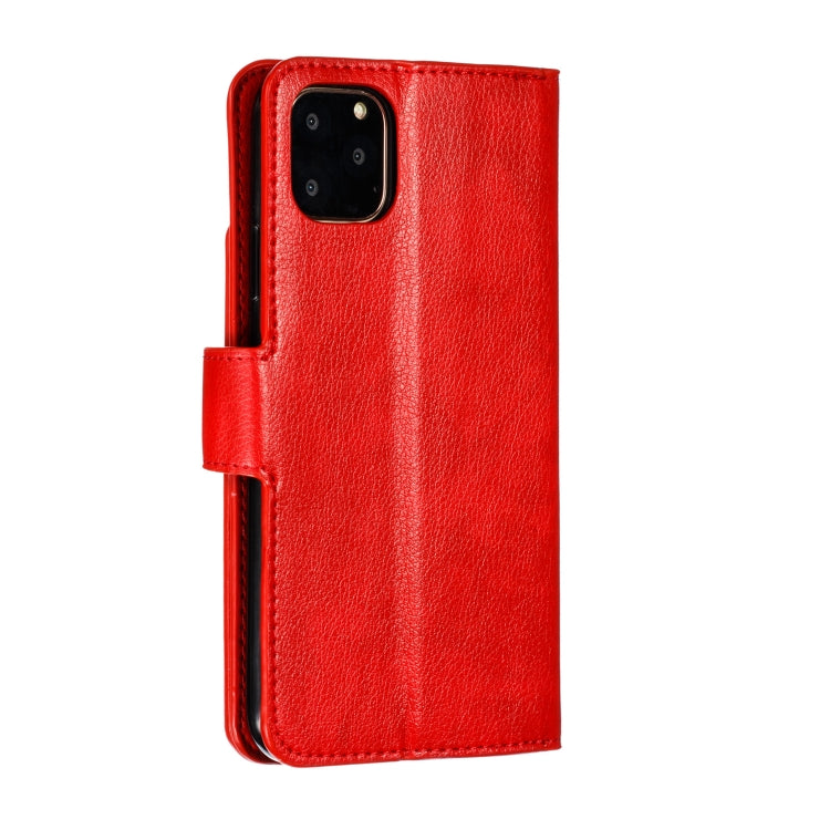 For iPhone 11 Pro Max Litchi Texture Horizontal Flip Leather Case, with Nine Card Slots & Wallet & Photo Frame