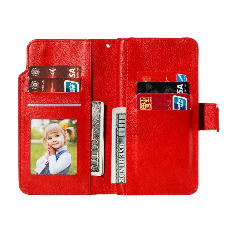 For iPhone 11 Pro Max Litchi Texture Horizontal Flip Leather Case, with Nine Card Slots & Wallet & Photo Frame