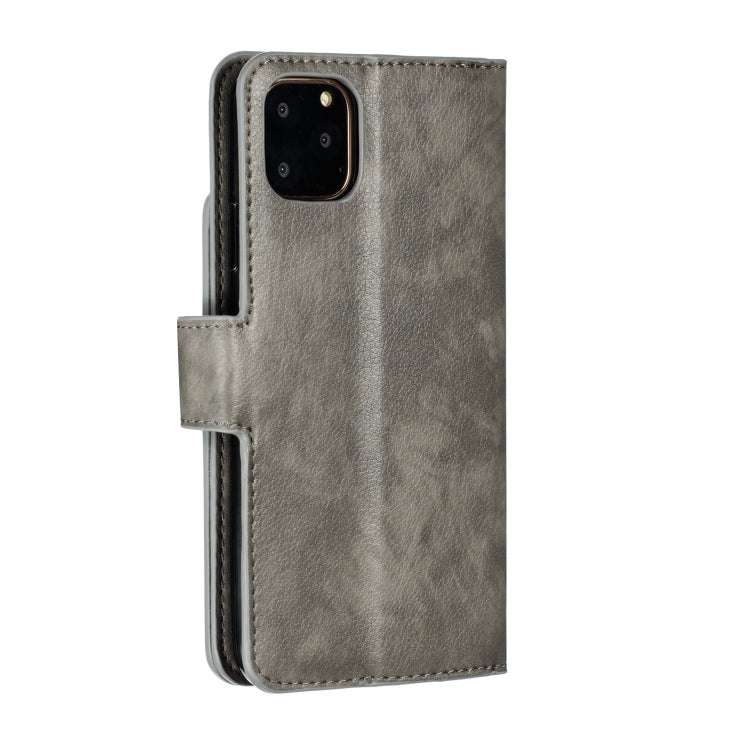 For iPhone 11 Pro Max Litchi Texture Horizontal Flip Leather Case, with Nine Card Slots & Wallet & Photo Frame