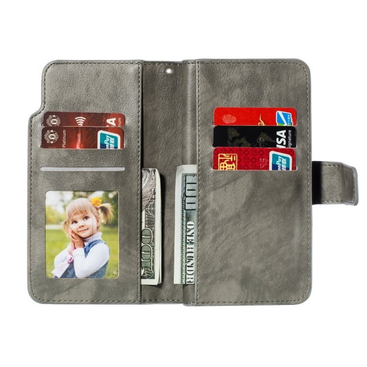 For iPhone 11 Pro Max Litchi Texture Horizontal Flip Leather Case, with Nine Card Slots & Wallet & Photo Frame