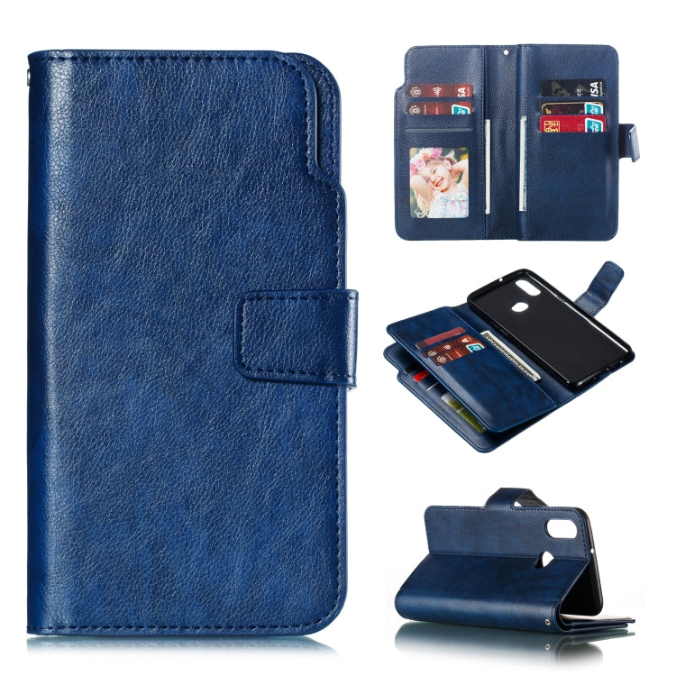 For Galaxy A10s Litchi Texture Horizontal Flip Leather Case