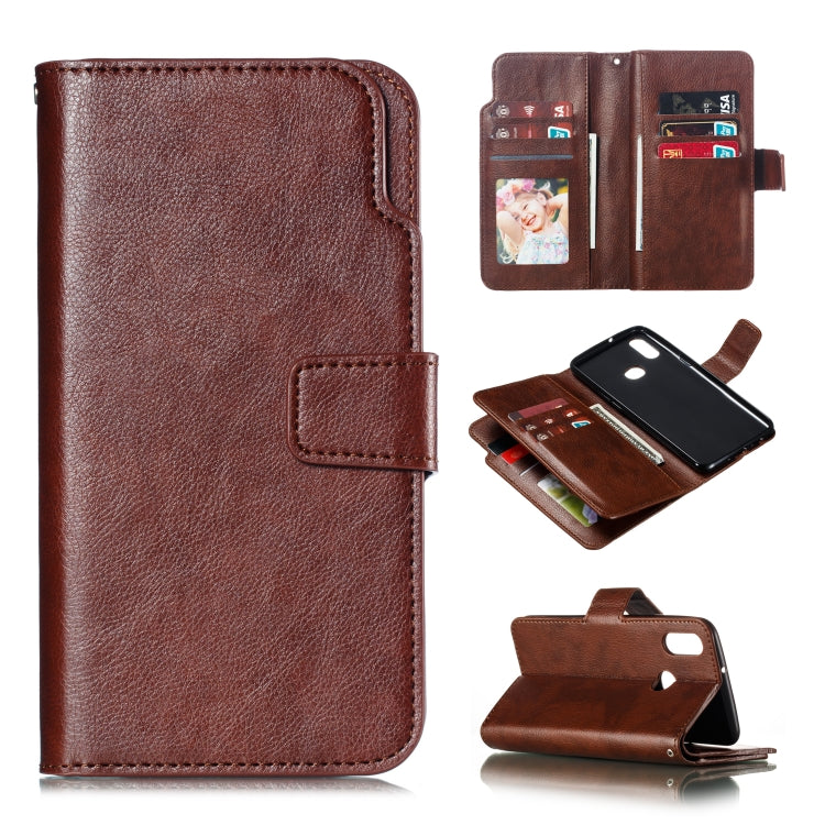 For Galaxy A10s Litchi Texture Horizontal Flip Leather Case