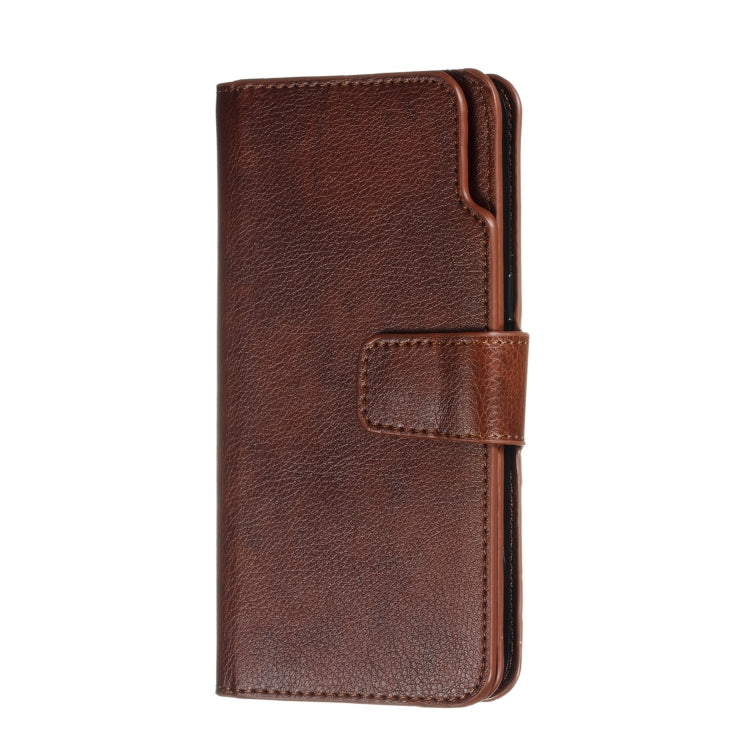 For Galaxy A10s Litchi Texture Horizontal Flip Leather Case