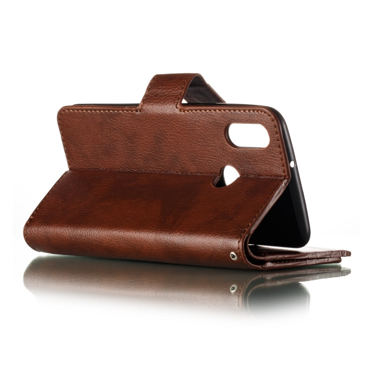 For Galaxy A10s Litchi Texture Horizontal Flip Leather Case