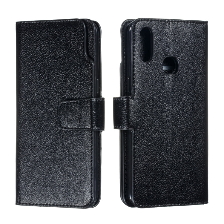 For Galaxy A10s Litchi Texture Horizontal Flip Leather Case