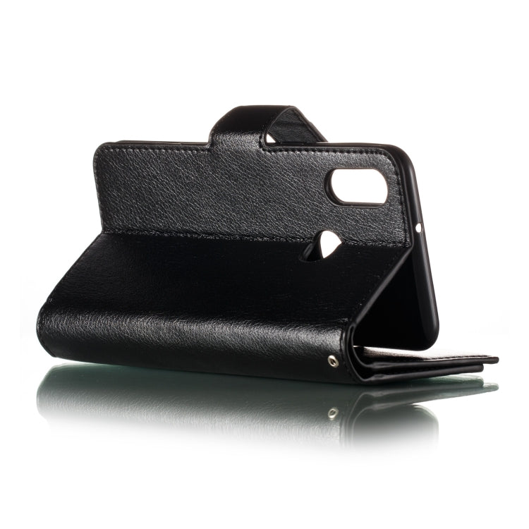For Galaxy A10s Litchi Texture Horizontal Flip Leather Case