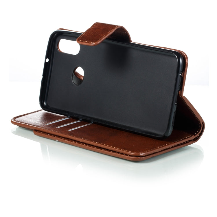 For Galaxy A10s Litchi Texture Horizontal Flip Leather Case