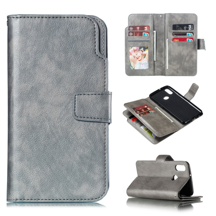 For Galaxy A10s Litchi Texture Horizontal Flip Leather Case