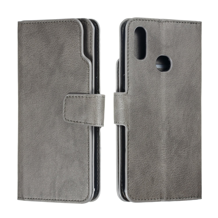 For Galaxy A10s Litchi Texture Horizontal Flip Leather Case