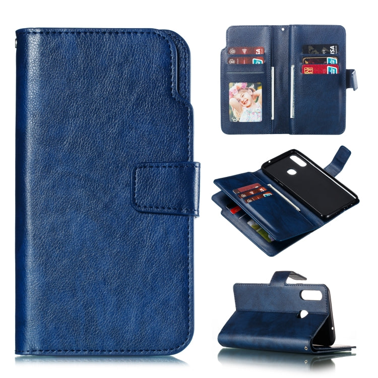 For Galaxy A20s Litchi Texture Horizontal Flip Leather Case