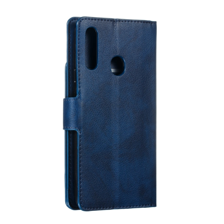 For Galaxy A20s Litchi Texture Horizontal Flip Leather Case
