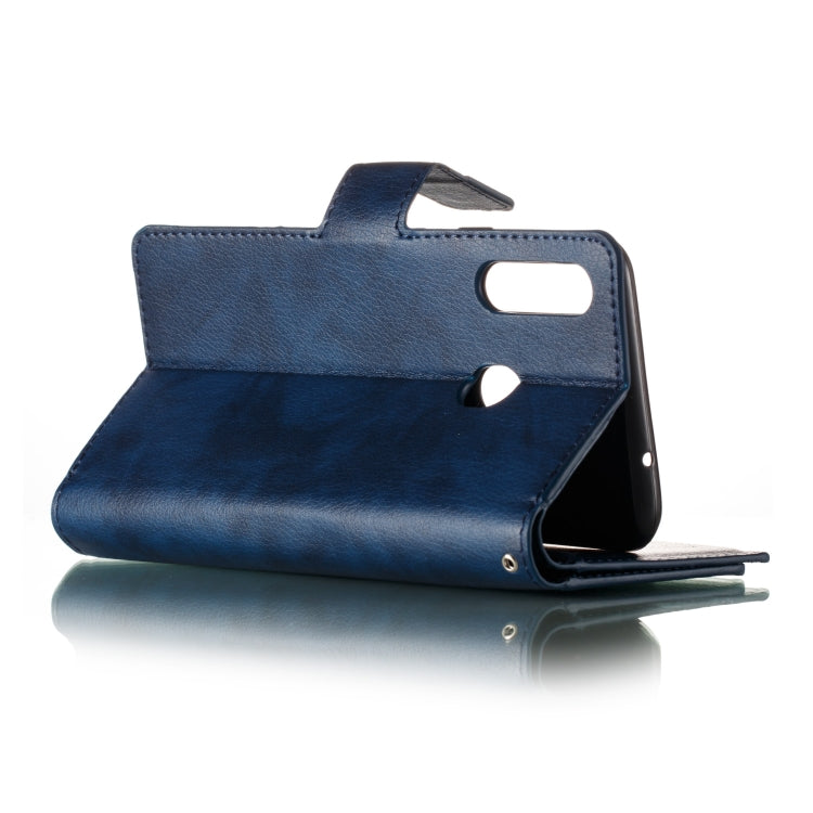 For Galaxy A20s Litchi Texture Horizontal Flip Leather Case