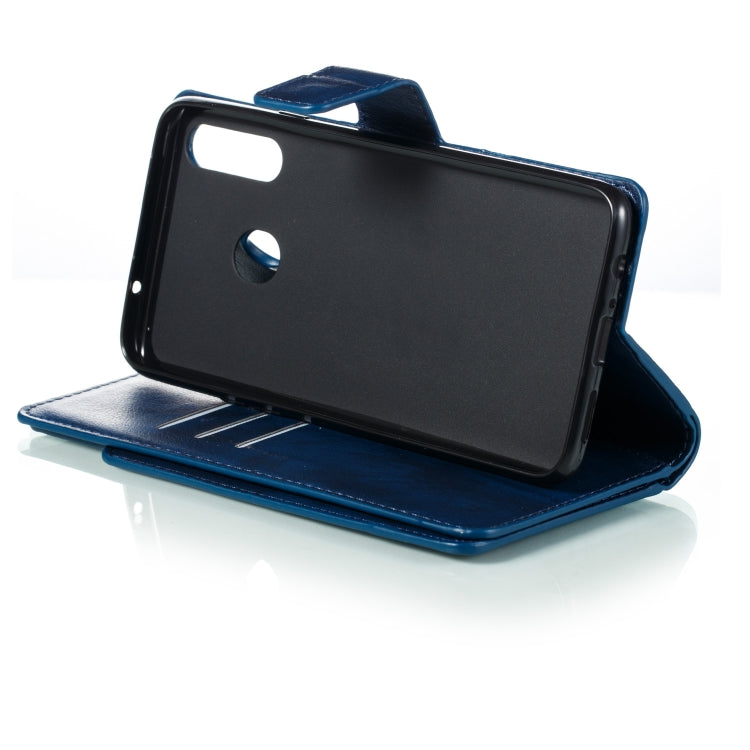 For Galaxy A20s Litchi Texture Horizontal Flip Leather Case