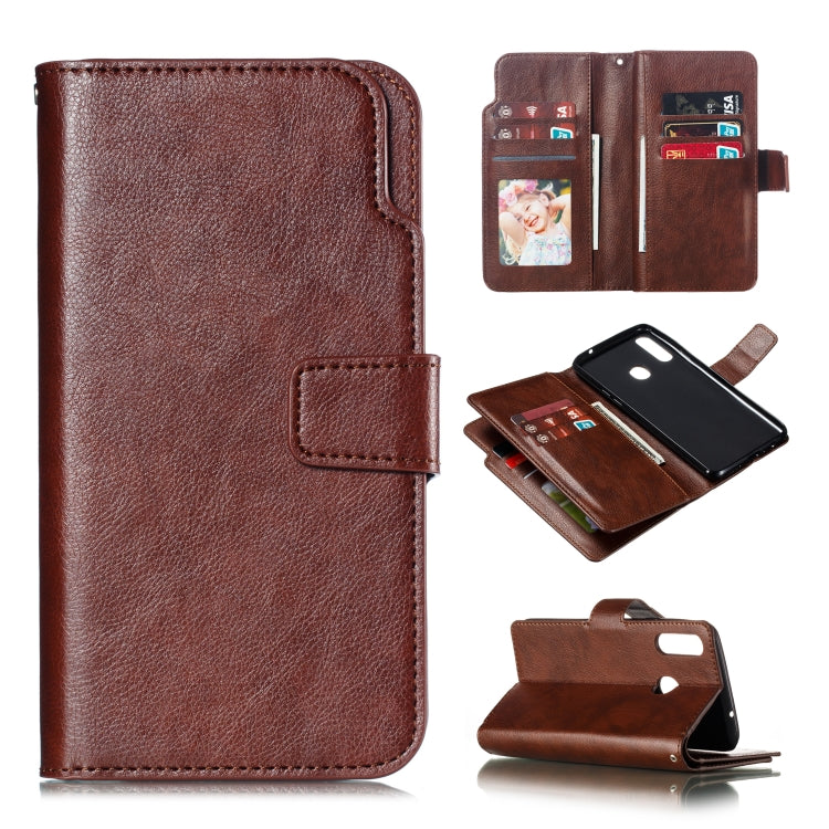 For Galaxy A20s Litchi Texture Horizontal Flip Leather Case