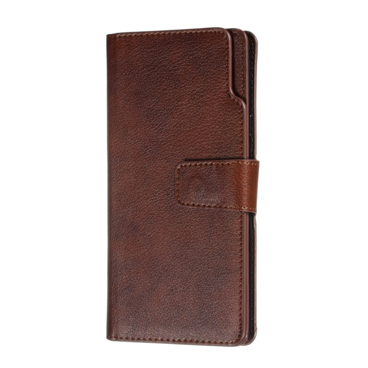 For Galaxy A20s Litchi Texture Horizontal Flip Leather Case