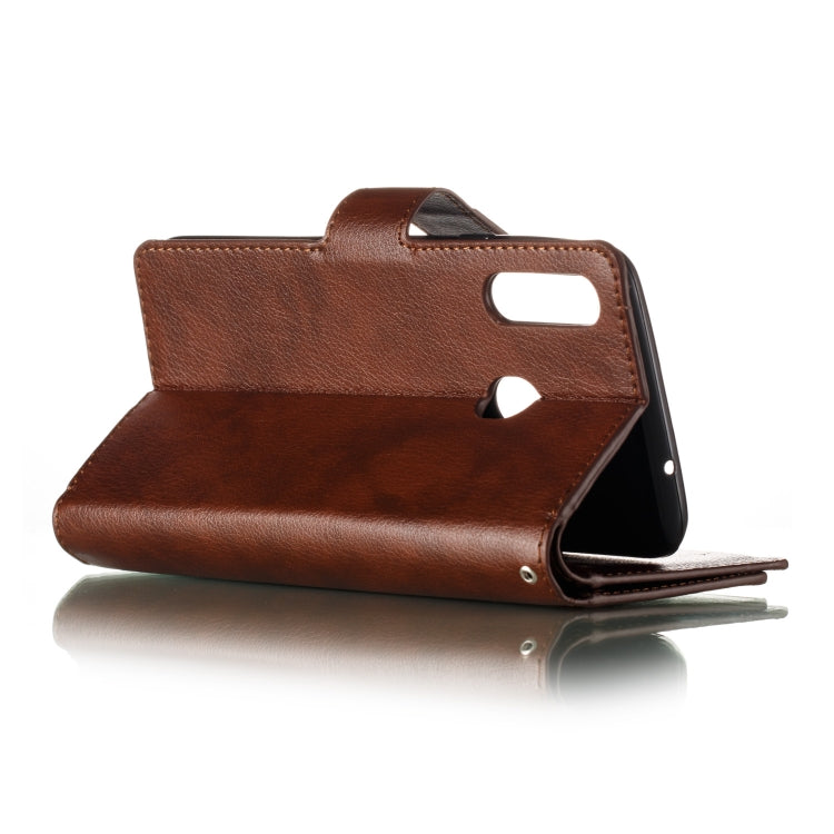 For Galaxy A20s Litchi Texture Horizontal Flip Leather Case