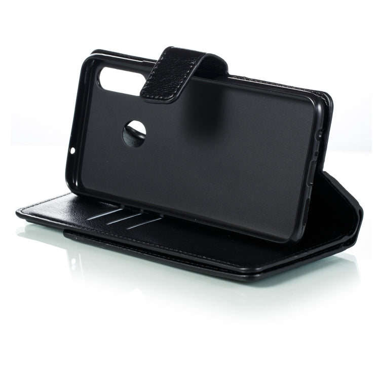 For Galaxy A20s Litchi Texture Horizontal Flip Leather Case